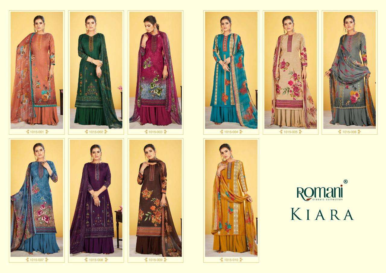 Romani Kiara Catalog Daily Wear Unstitched Cotton Dress Materials