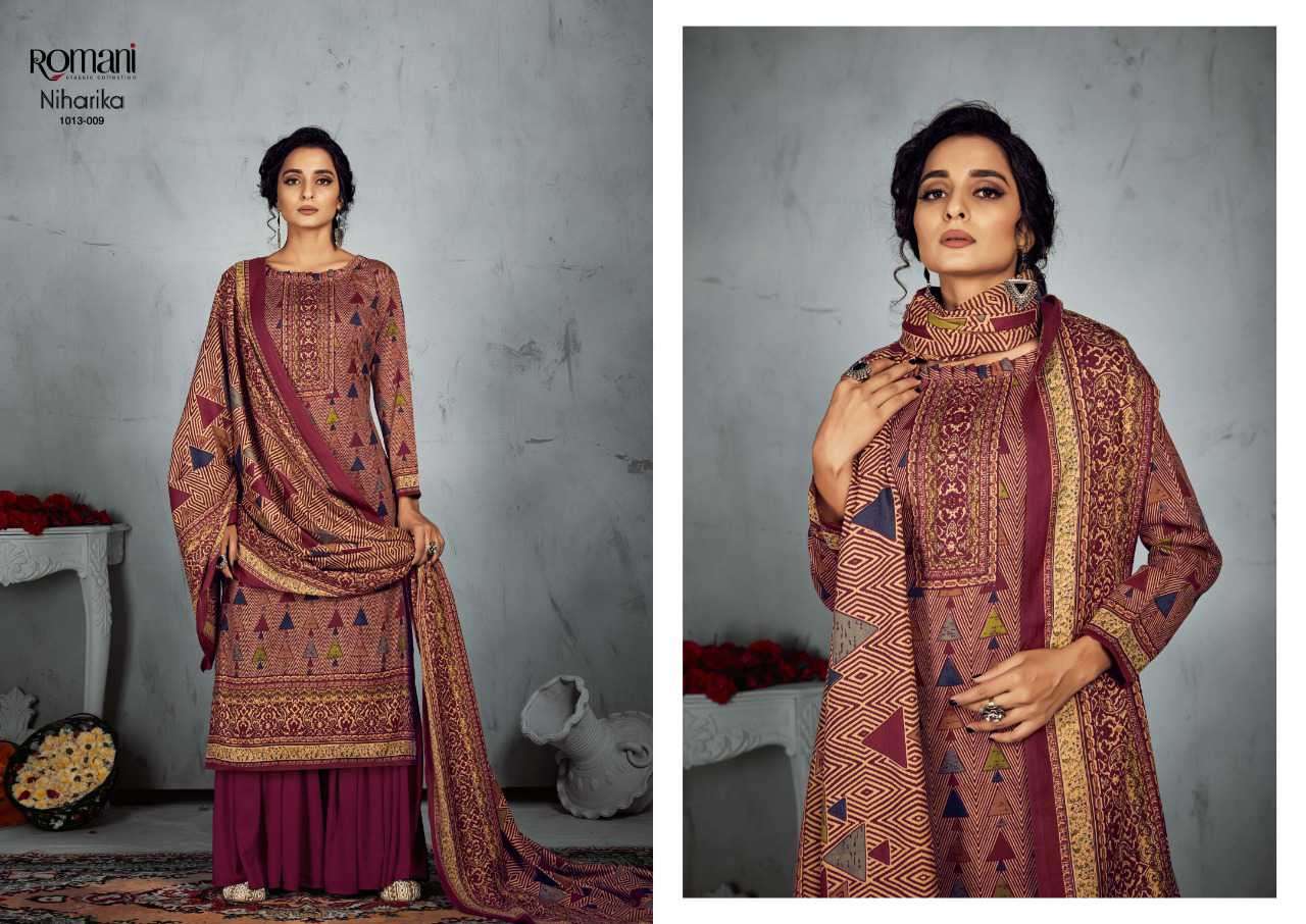 Romani Niharika Catalog Soft Cotton Dress Materials Online