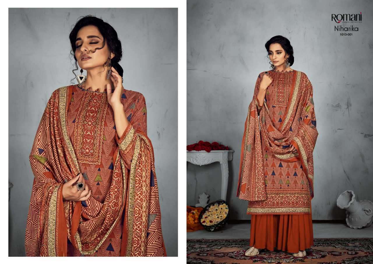 Romani Niharika Catalog Soft Cotton Dress Materials Online