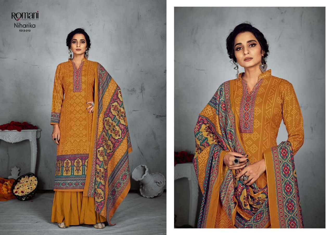 Romani Niharika Catalog Soft Cotton Dress Materials Online
