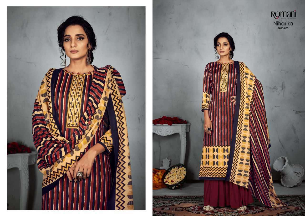 Romani Niharika Catalog Soft Cotton Dress Materials Online