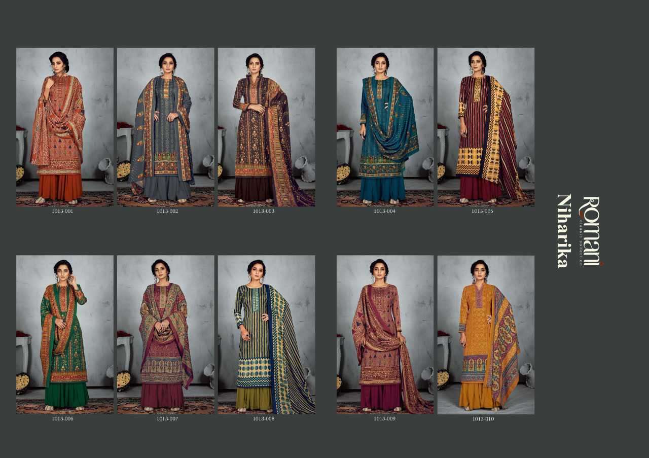 Romani Niharika Catalog Soft Cotton Dress Materials Online
