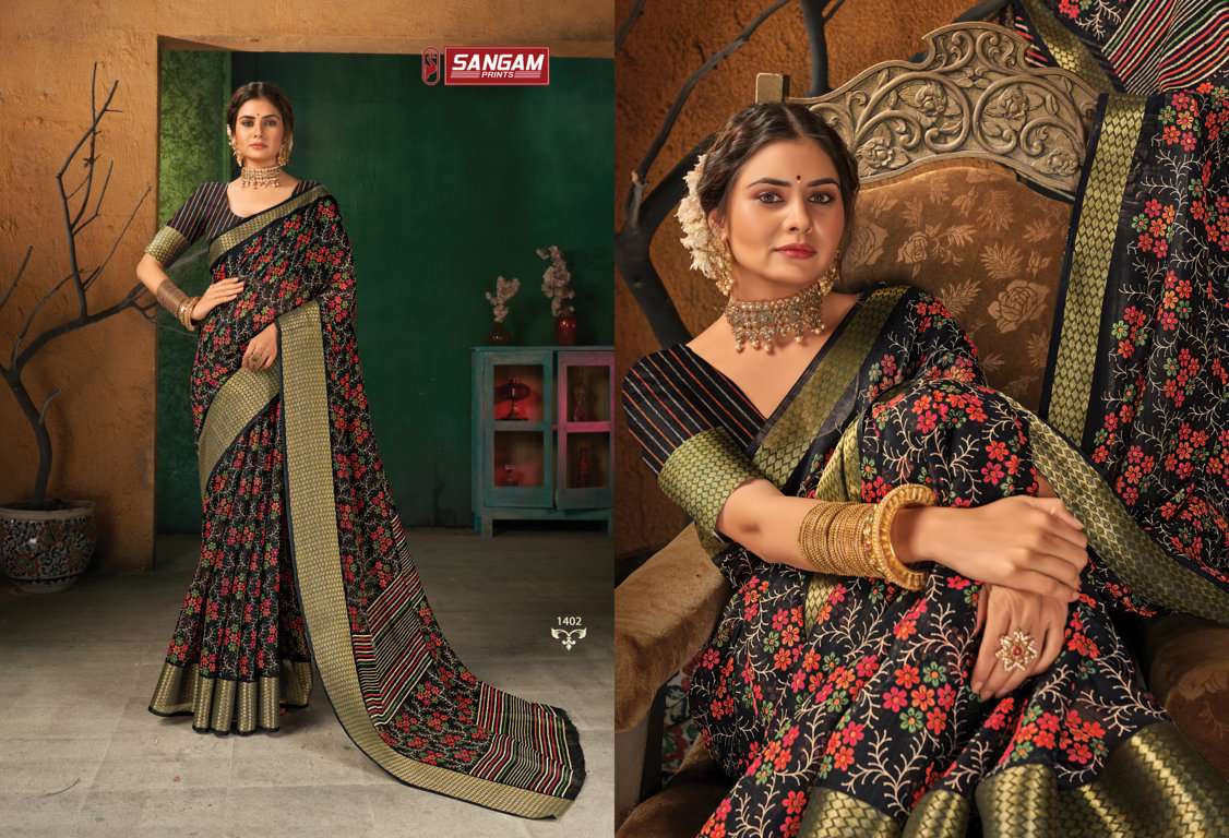 Sangam Sangini Catalog Designer Wear Cotton Sarees 