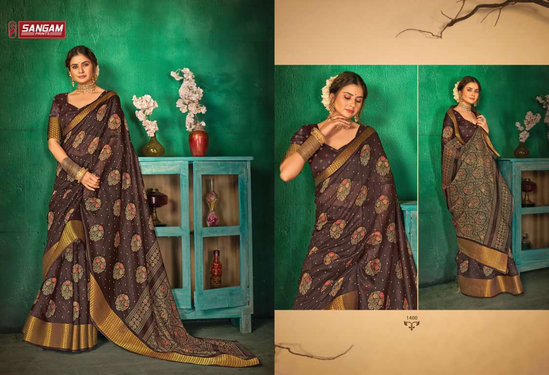 Sangam Sangini Catalog Designer Wear Cotton Sarees 