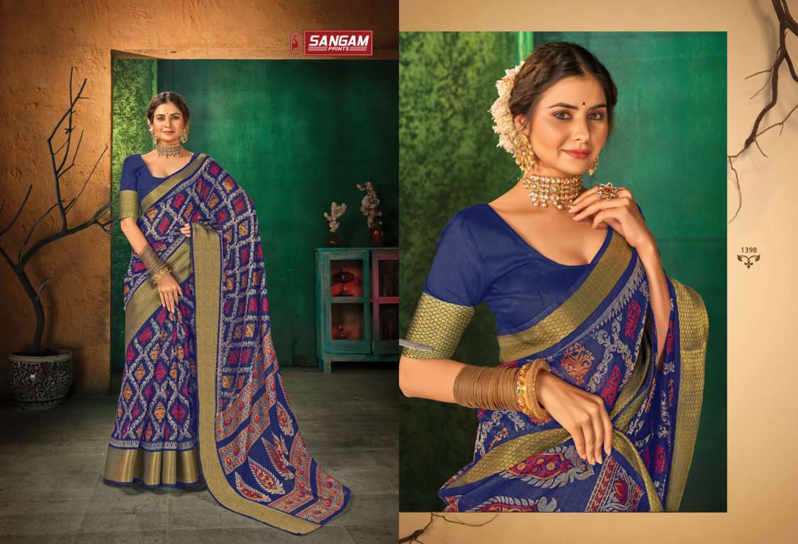 Sangam Sangini Catalog Designer Wear Cotton Sarees 