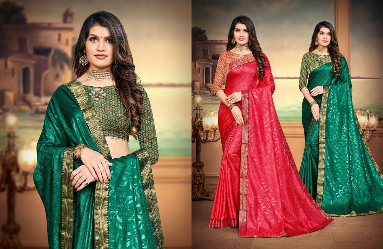 Saroj Silver Queen Catalog Fancy Wear Silk Sarees