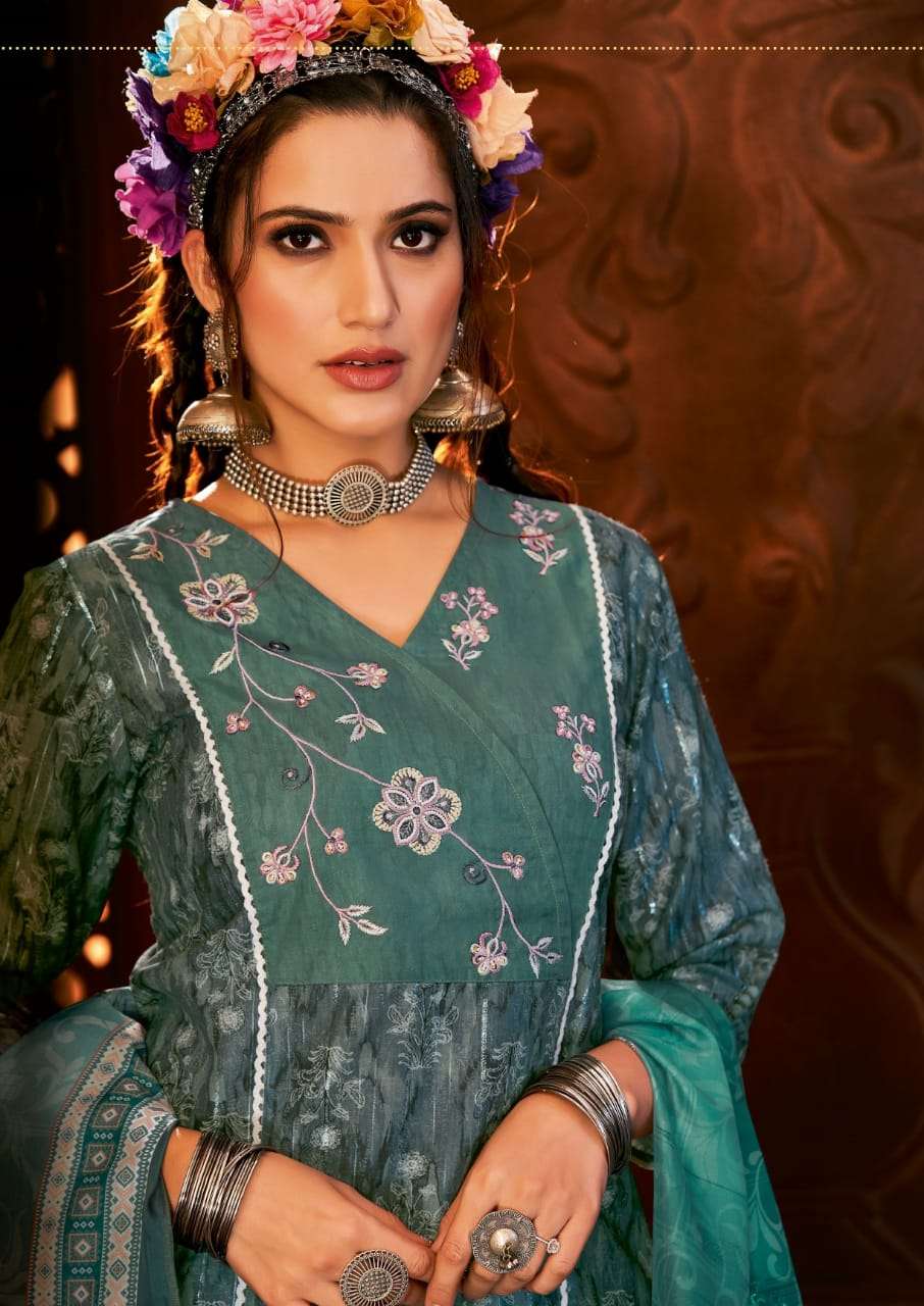 Shichi  Adaa catalog  Polyester Kurti Bottom and Dupatta 