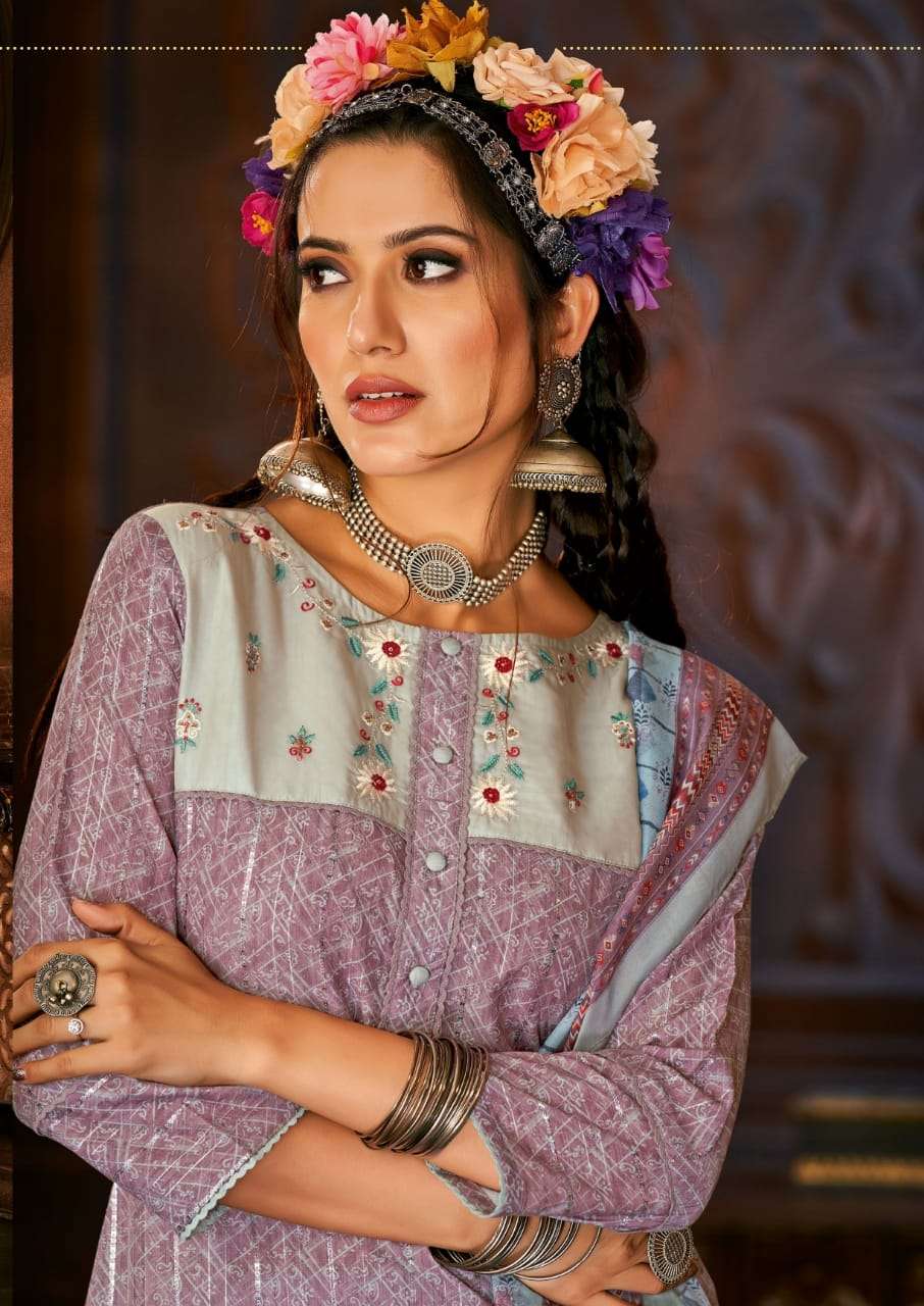 Shichi  Adaa catalog  Polyester Kurti Bottom and Dupatta 