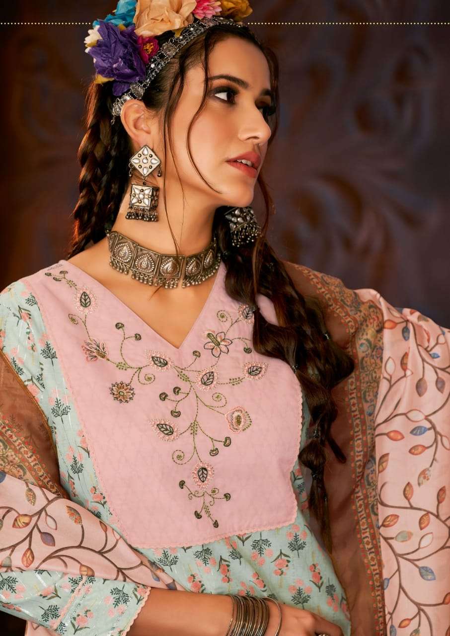 Shichi  Adaa catalog  Polyester Kurti Bottom and Dupatta 