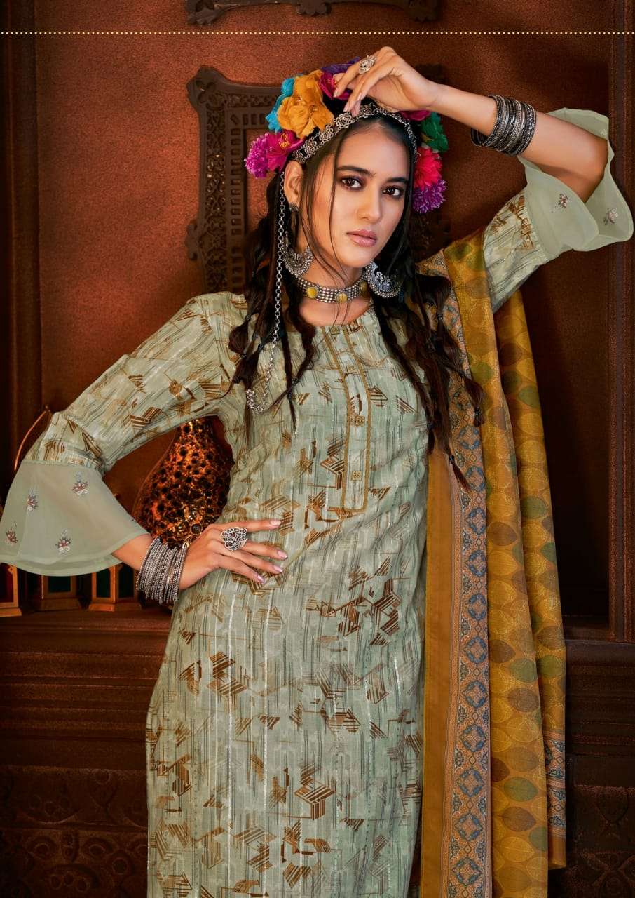 Shichi  Adaa catalog  Polyester Kurti Bottom and Dupatta 