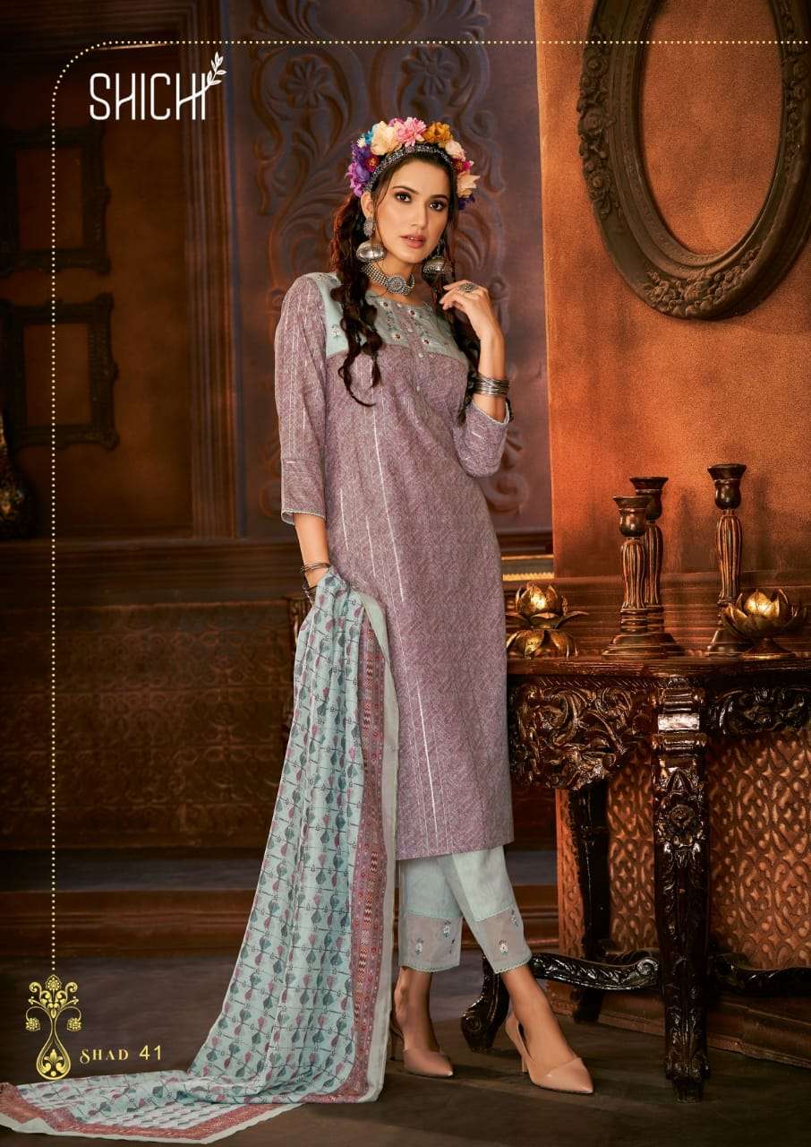 Shichi  Adaa catalog  Polyester Kurti Bottom and Dupatta 