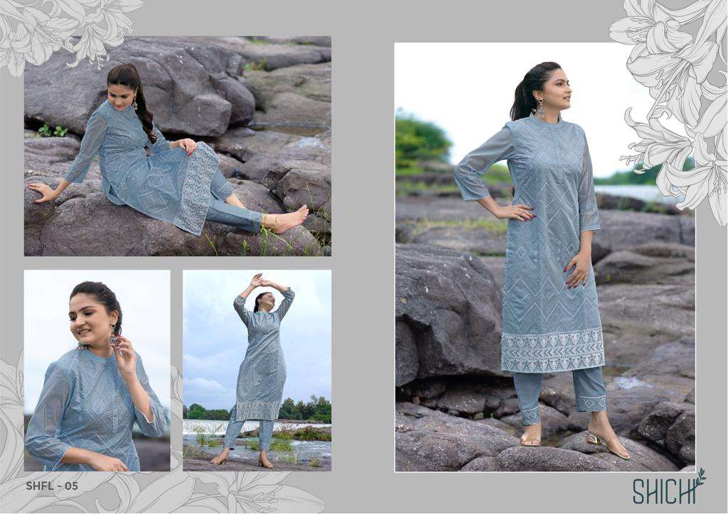Shichi Falak Catalog Straight Cut Kurti with Pant