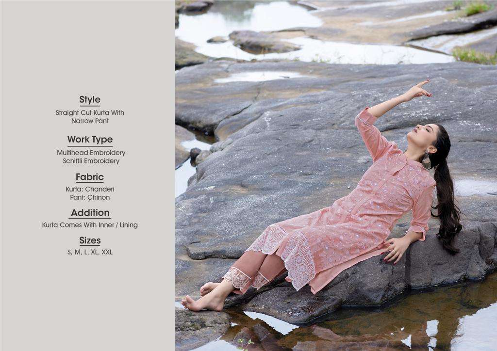 Shichi Falak Catalog Straight Cut Kurti with Pant