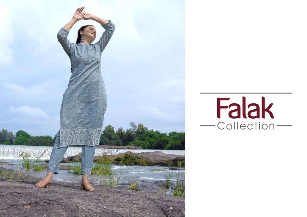 Shichi Falak Catalog Straight Cut Kurti with Pant