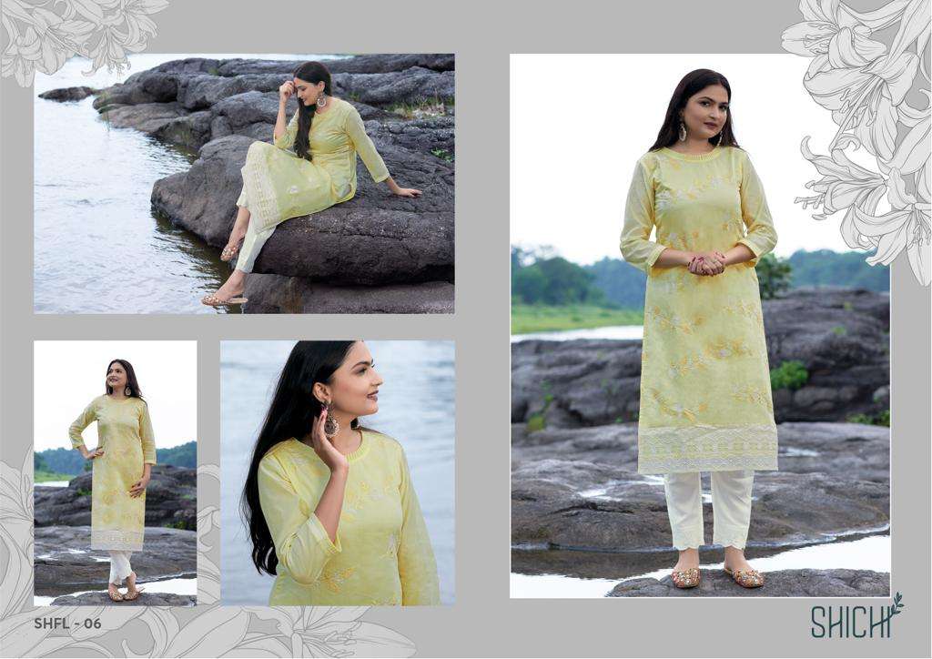 Shichi Falak Catalog Straight Cut Kurti with Pant