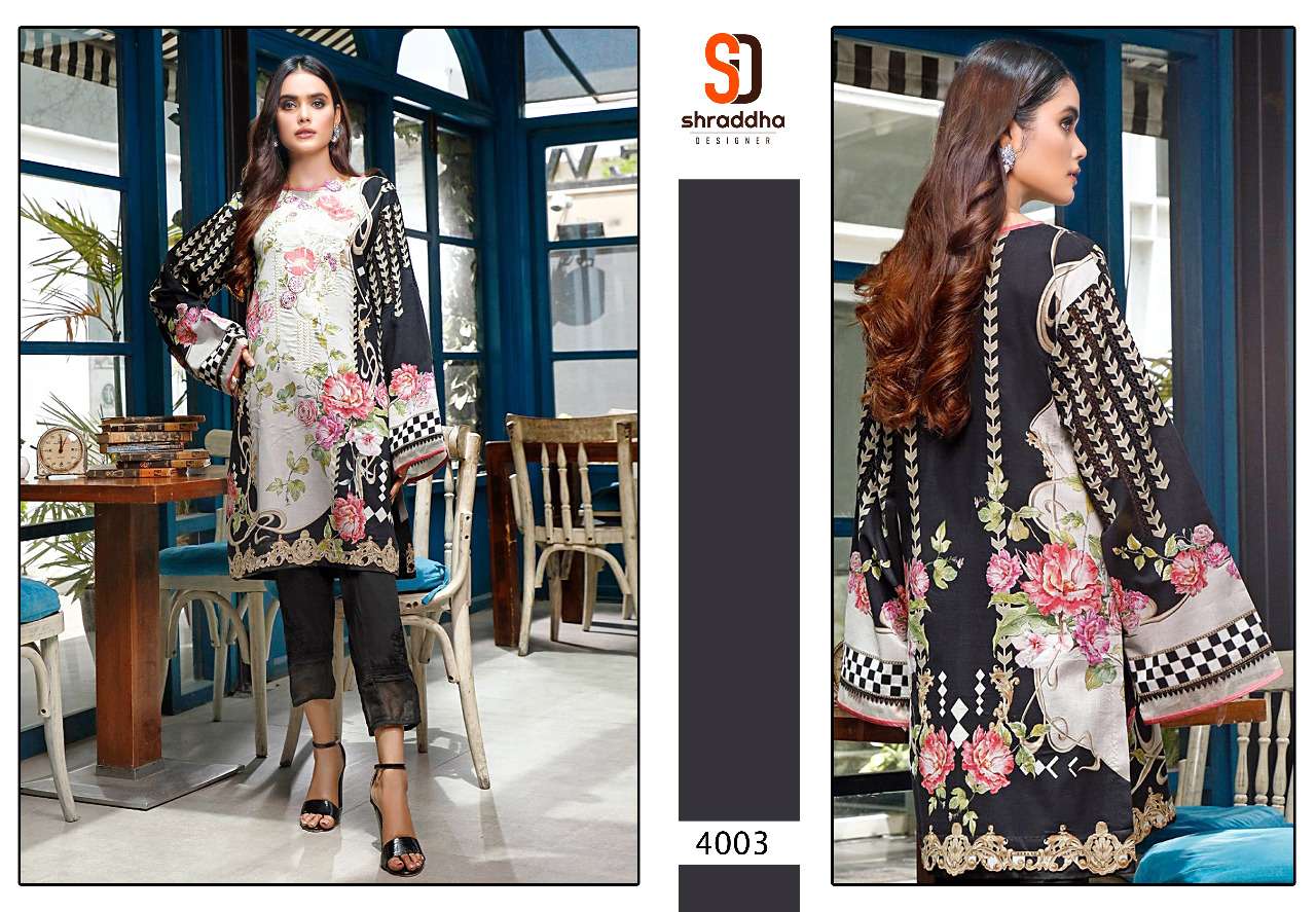 Shraddha Mahgul Vol 4 Catalog Lawn Cotton Printed Salwar kameez
