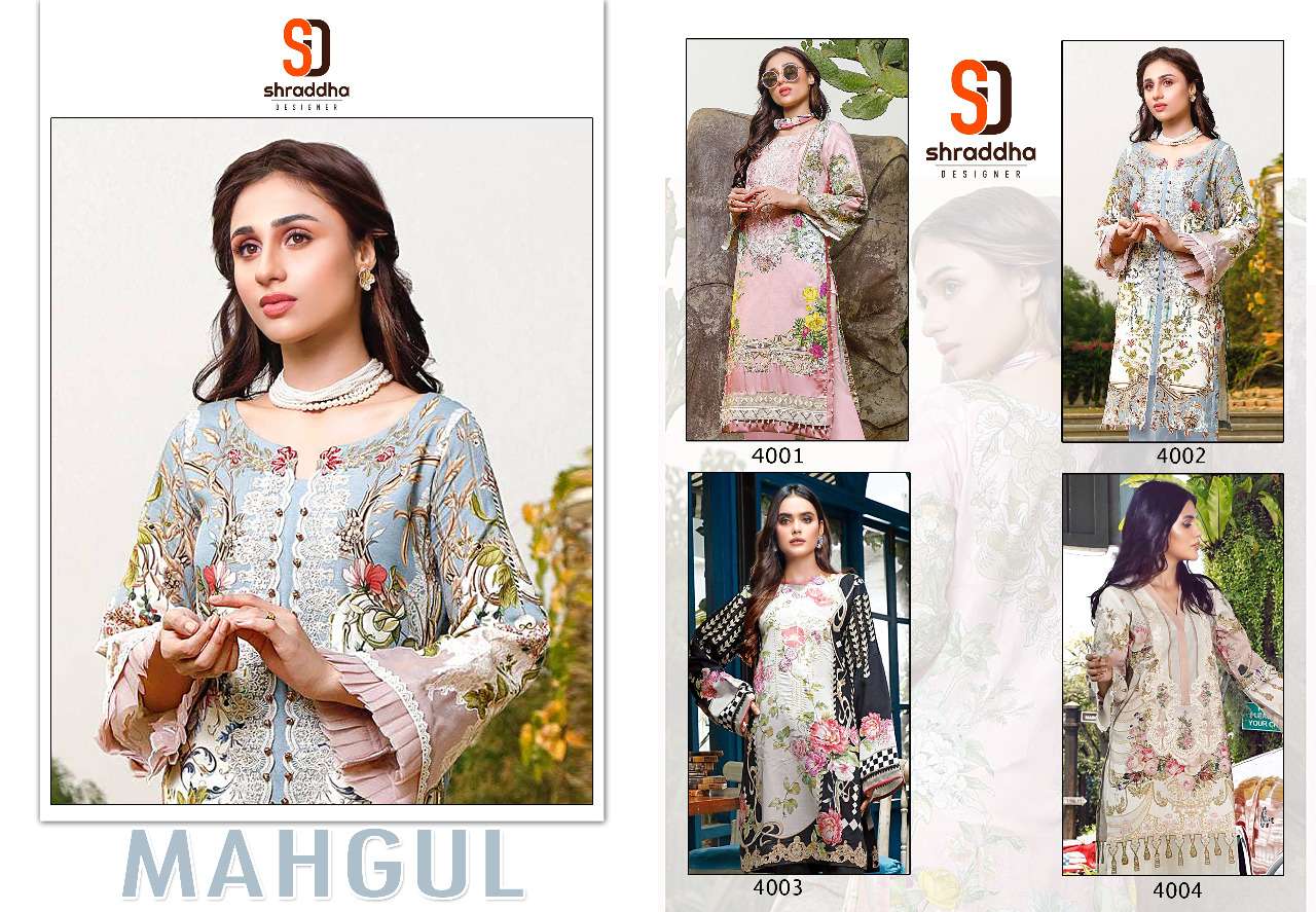 Shraddha Mahgul Vol 4 Catalog Lawn Cotton Printed Salwar kameez