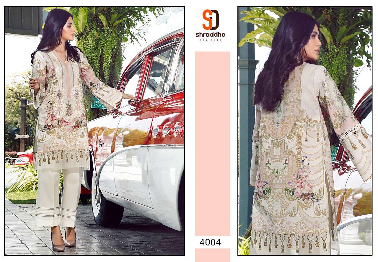 Shraddha Mahgul Vol 4 Catalog Lawn Cotton Printed Salwar kameez