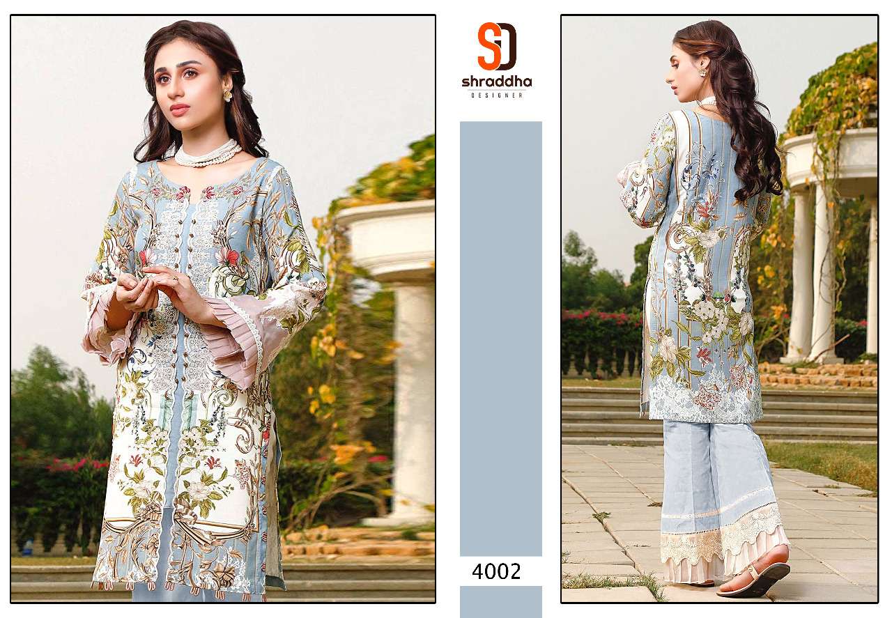 Shraddha Mahgul Vol 4 Catalog Lawn Cotton Printed Salwar kameez