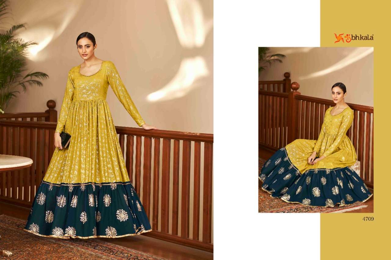Shubhkala Flory Vol 18 Catalog Exclusive Wear Long Anarkali Gowns