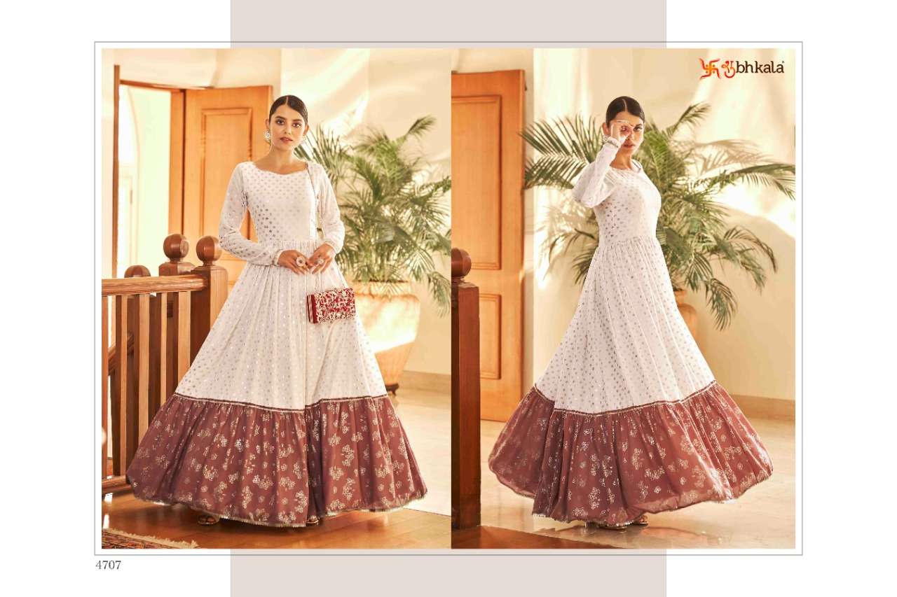 Shubhkala Flory Vol 18 Catalog Exclusive Wear Long Anarkali Gowns
