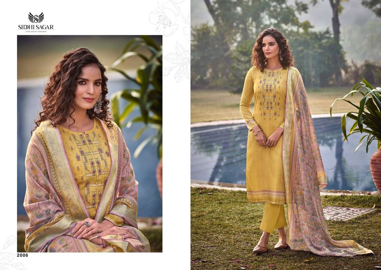 Siddhi Sagar Marwa Catalog Fancy Wear Cotton Unstitched  Dress Materials