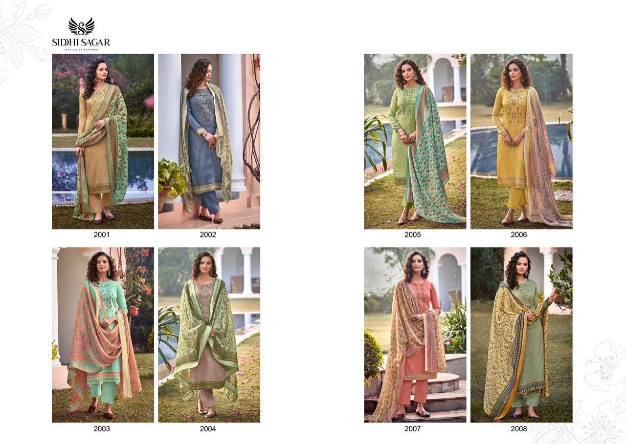 Siddhi Sagar Marwa Catalog Fancy Wear Cotton Unstitched  Dress Materials