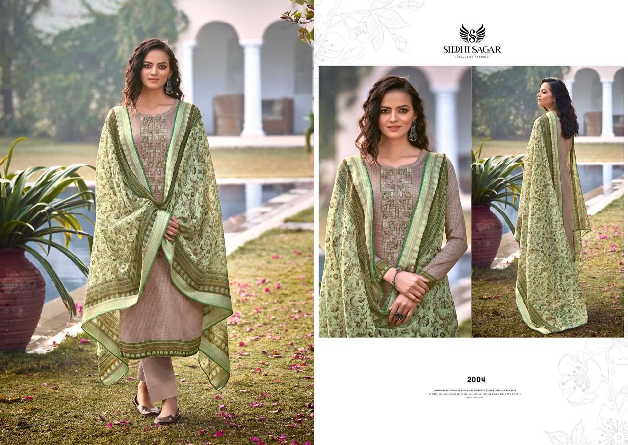 Siddhi Sagar Marwa Catalog Fancy Wear Cotton Unstitched  Dress Materials