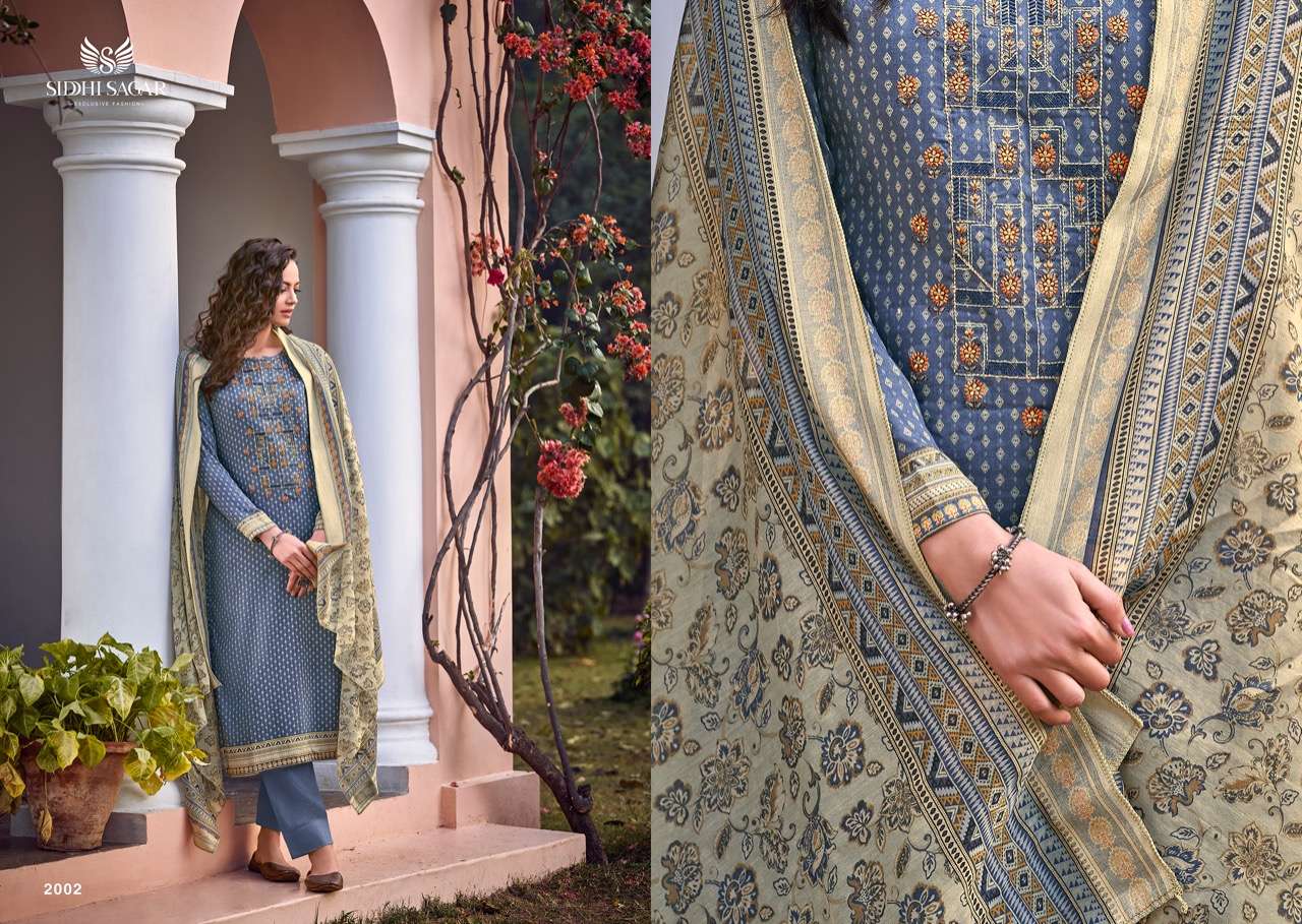 Siddhi Sagar Marwa Catalog Fancy Wear Cotton Unstitched  Dress Materials