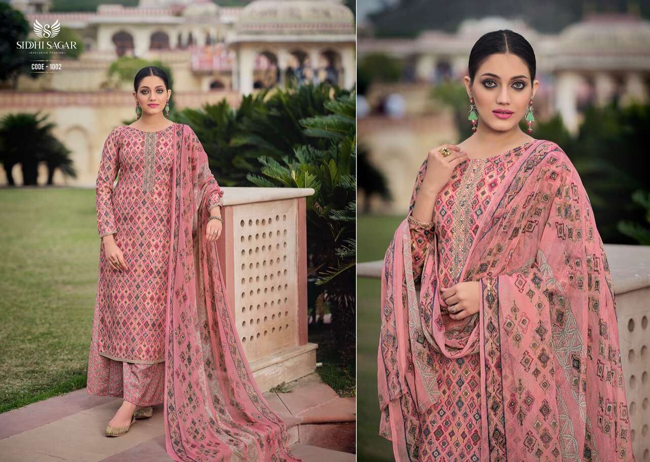 Siddhi Sagar Moksha Catalog Unstitched Dress Materials Online