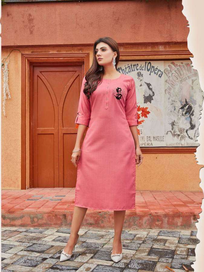 Smylee Firangi Catalog Designer Rayon Kurtis