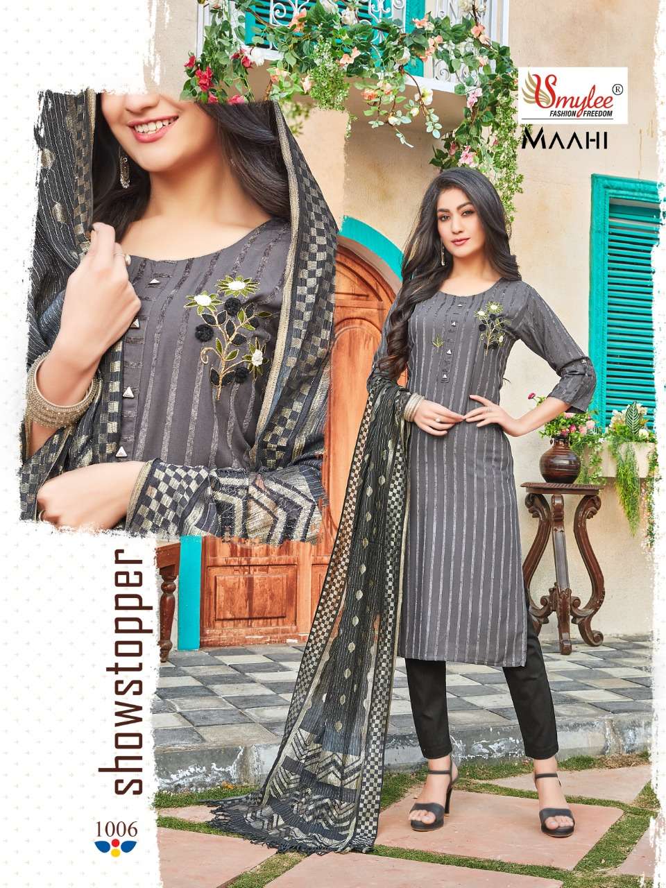Smylee Maahi Catalog Festive Wear Readymade Collection 