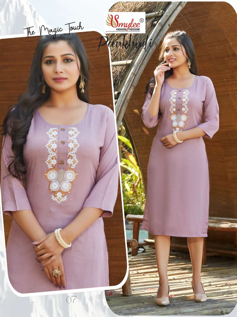 Smylee Pankhudi Catalog Regular Wear Straight Kurtis 