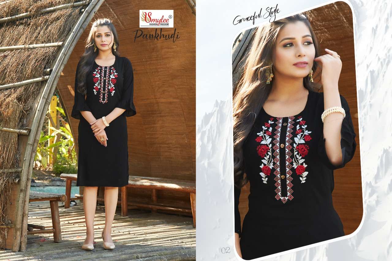 Smylee Pankhudi Catalog Regular Wear Straight Kurtis 