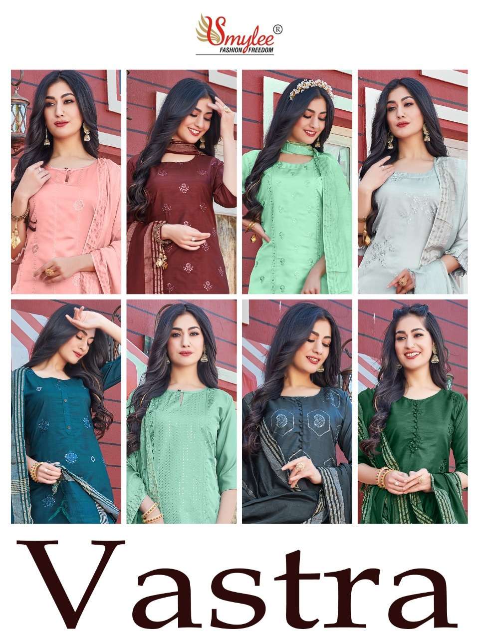 Smylee Vastra Catalog Designer Silk Kurtis