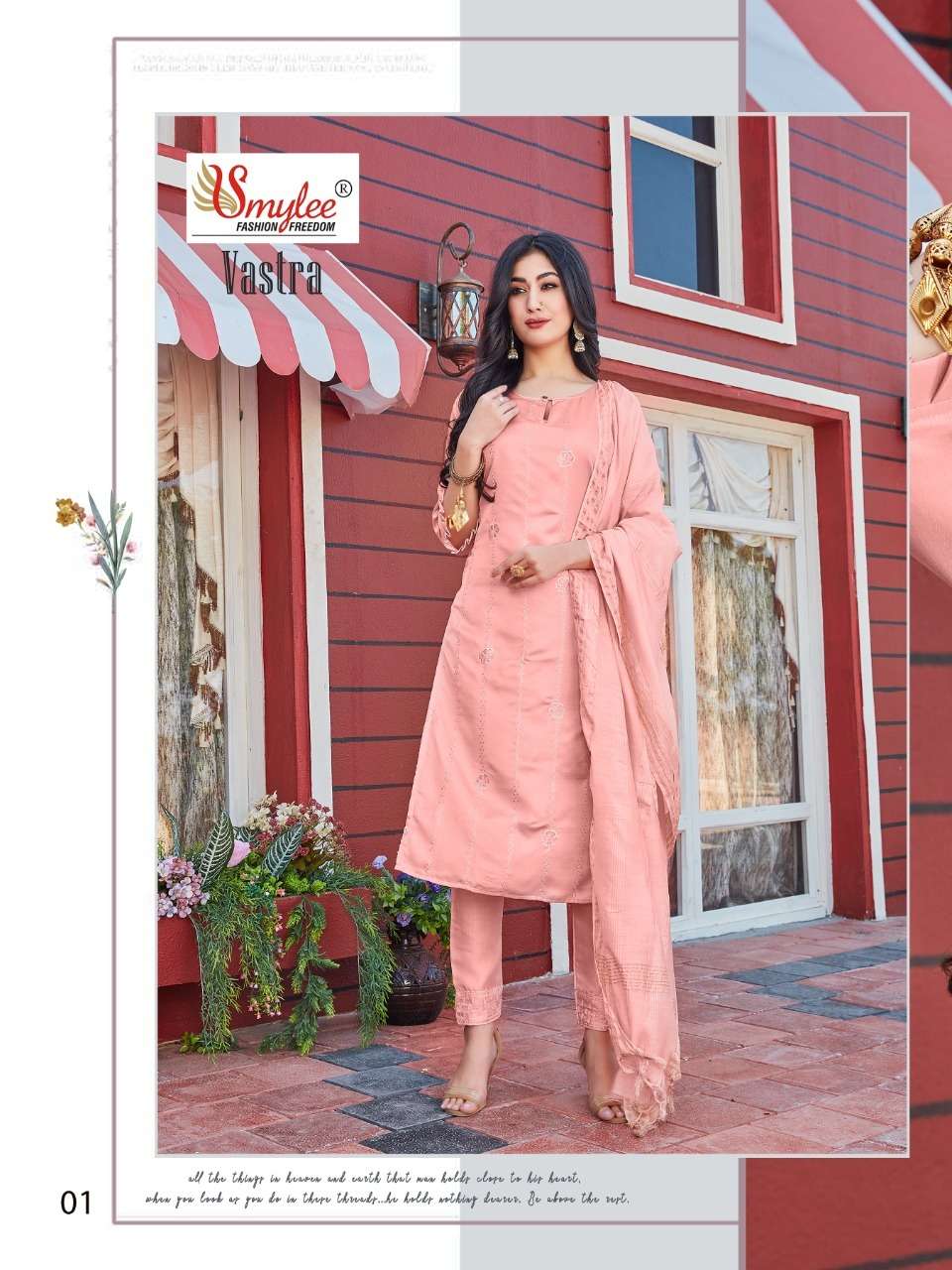Smylee Vastra Catalog Designer Silk Kurtis