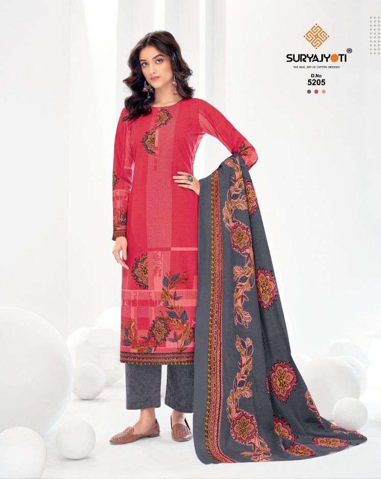 Suryajyoti Premium Trendy Cottons 52 Catalog Casual Wear Unstitched Dress Materials