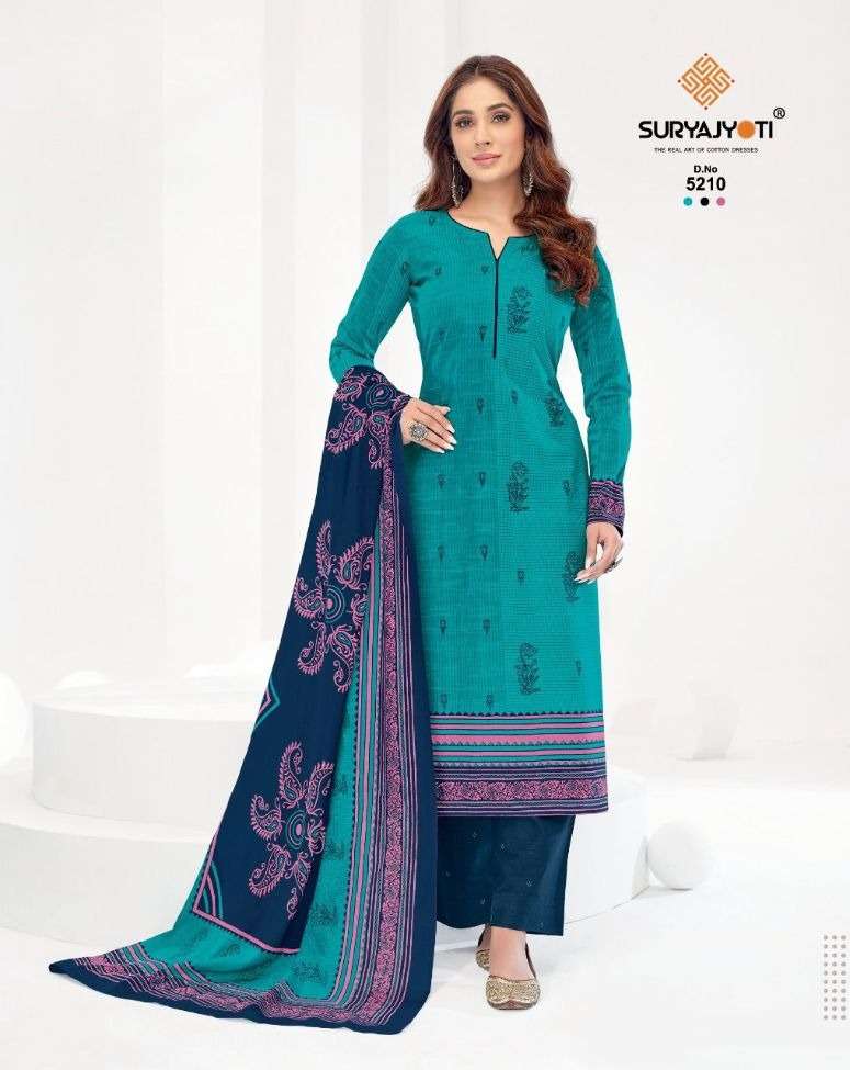 Suryajyoti Premium Trendy Cottons 52 Catalog Casual Wear Unstitched Dress Materials