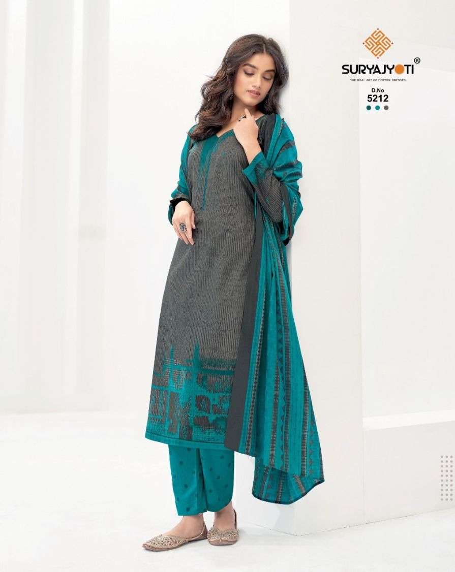 Suryajyoti Premium Trendy Cottons 52 Catalog Casual Wear Unstitched Dress Materials