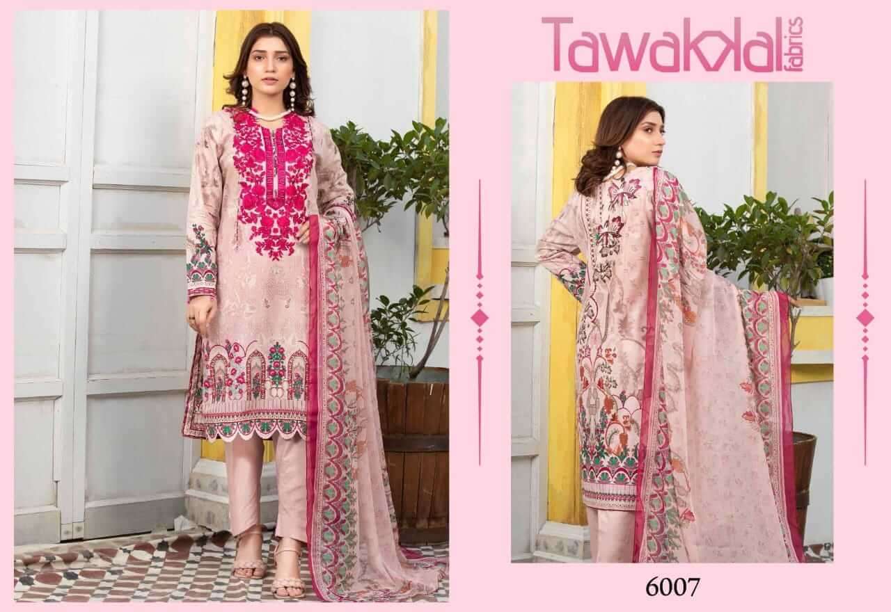 Tawakkal Opulence Vol 6 Catalog Cotton Karachi Dress Materials