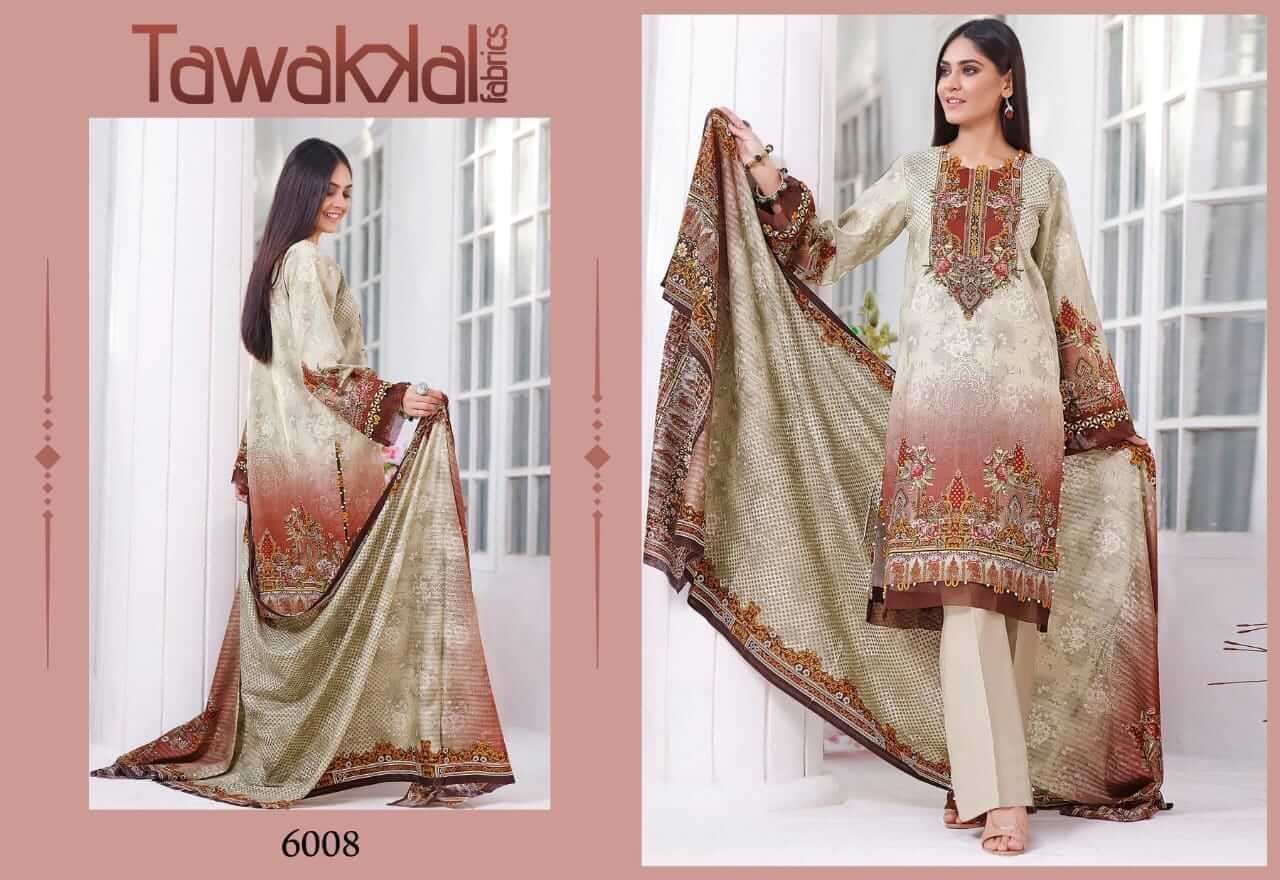 Tawakkal Opulence Vol 6 Catalog Cotton Karachi Dress Materials