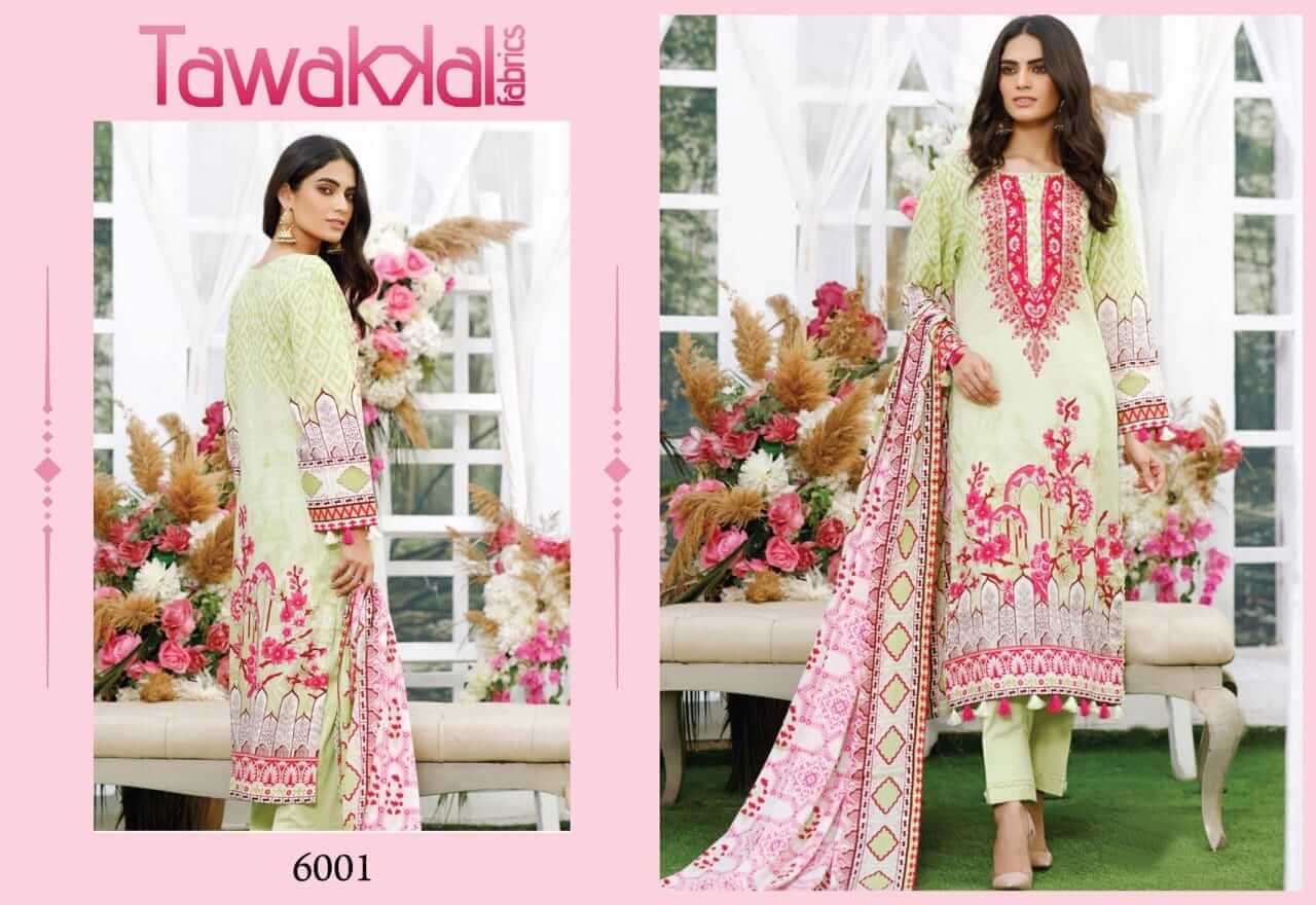 Tawakkal Opulence Vol 6 Catalog Cotton Karachi Dress Materials