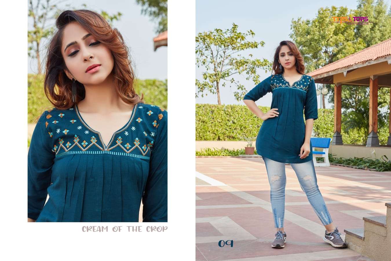 Tips & Tops Bubbly Vol 3 Catalog Festive Wear Rayon Western tops 