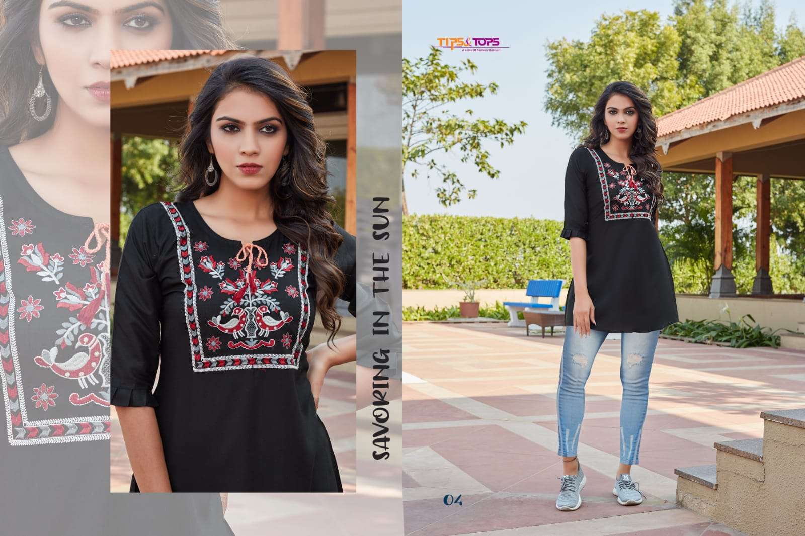 Tips & Tops Bubbly Vol 3 Catalog Festive Wear Rayon Western tops 
