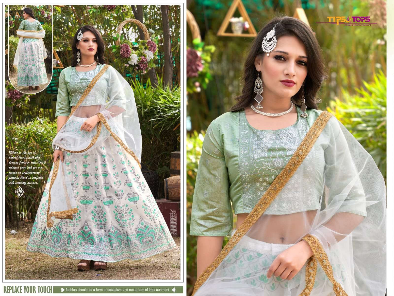 Tips & Tops Lehnga vol 2 catlaog  Buy Latest Collection of Designer Lehenga Cholis Online 
