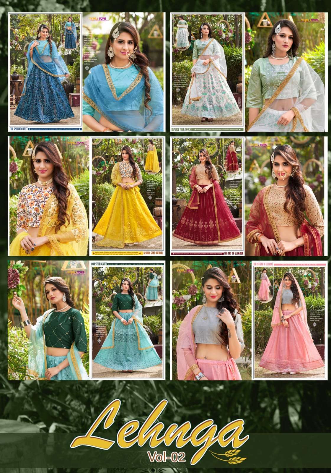 Tips & Tops Lehnga vol 2 catlaog  Buy Latest Collection of Designer Lehenga Cholis Online 