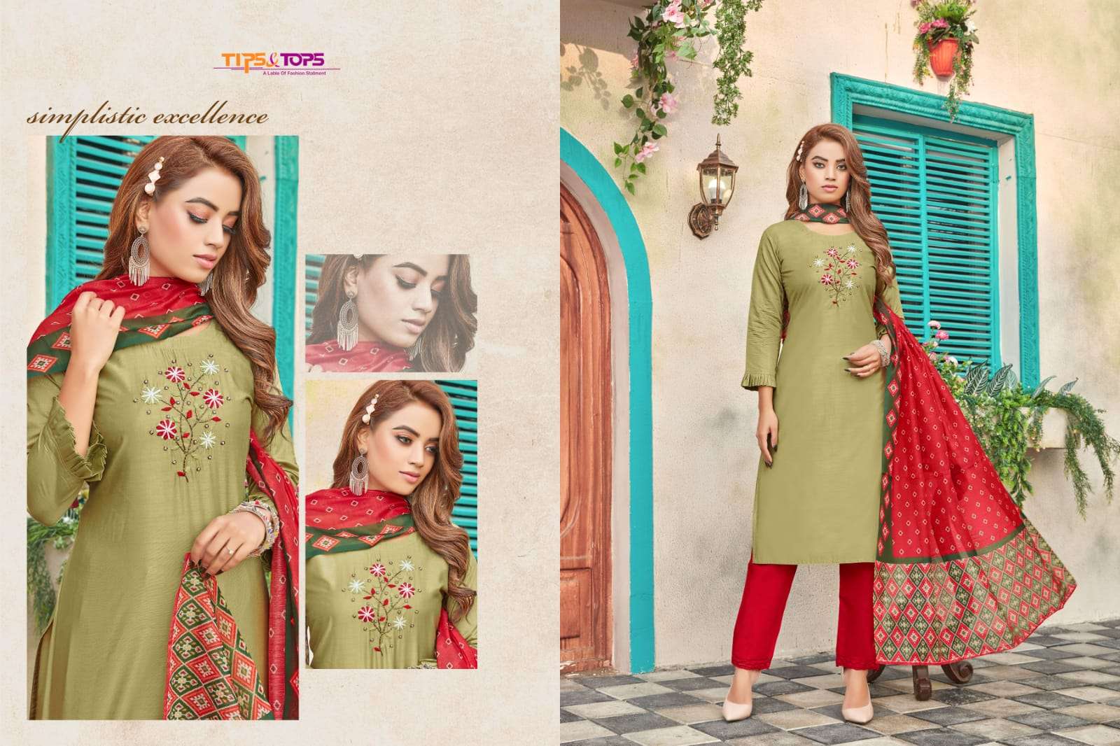 Tips & Tops Mahek vol 6 catalog  Fancy Readymade top bottom with duptta catalog 