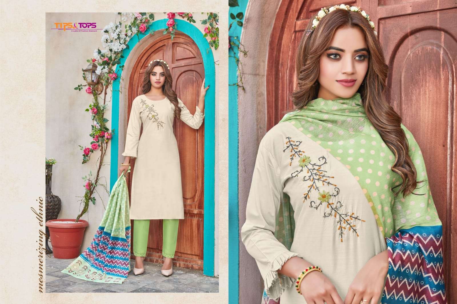 Tips & Tops Mahek vol 6 catalog  Fancy Readymade top bottom with duptta catalog 