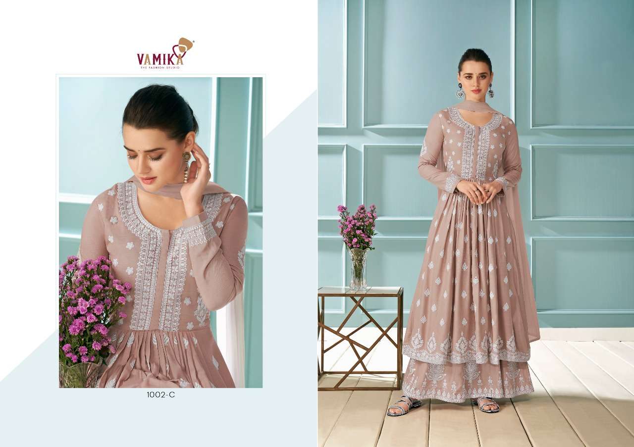 Vamika Lakhnawi Colour Plus vol 1 catalog Designer Ready Made