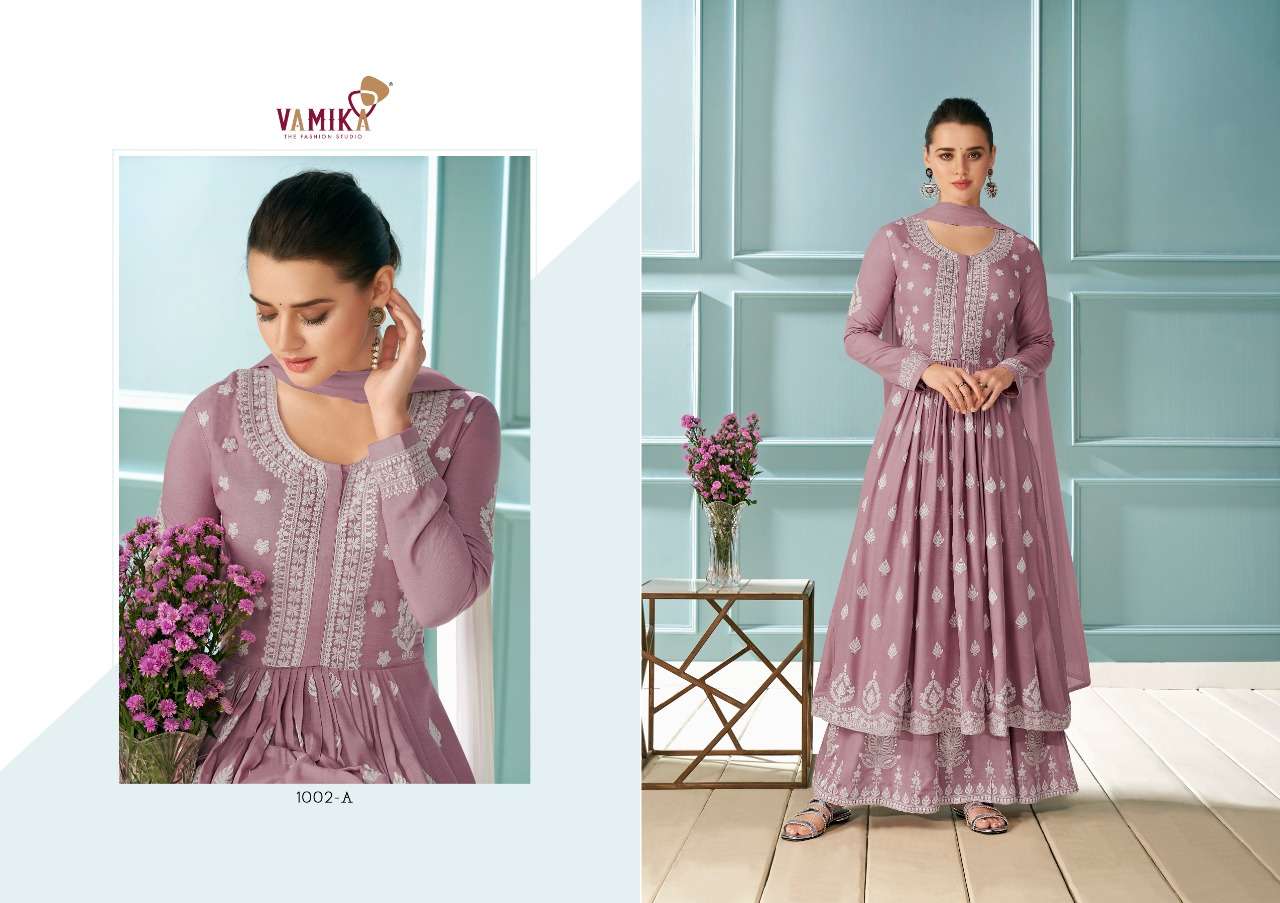 Vamika Lakhnawi Colour Plus vol 1 catalog Designer Ready Made